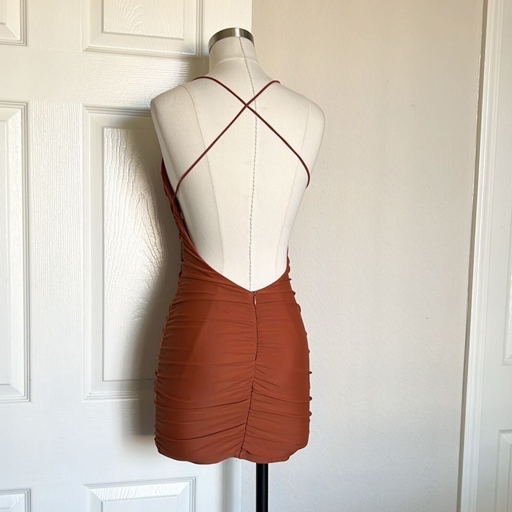 Superdown Revolve Sonora Cross Back Mini Dress - image 6